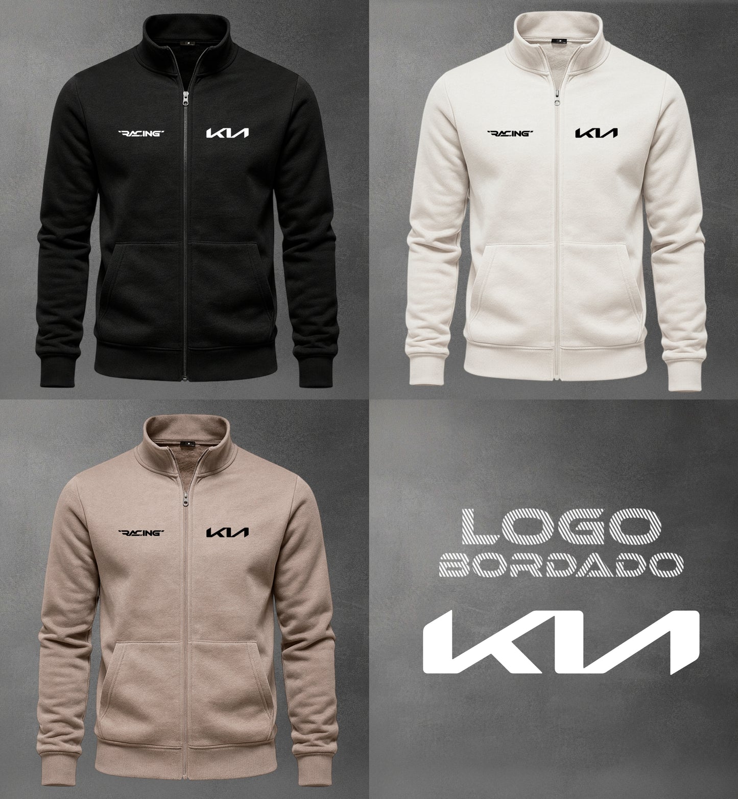 BUZO CUELLO ALTO BORDADO