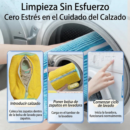 BOLSA PROTECTORA PARA LAVAR ZAPATOS EN LAVADORA