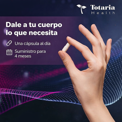 MAGNESIO 12 EN 1 DE ALTA ABSORCIÓN – ENERGÍA, SUEÑO Y RELAJACIÓN – 120 CÁPSULAS