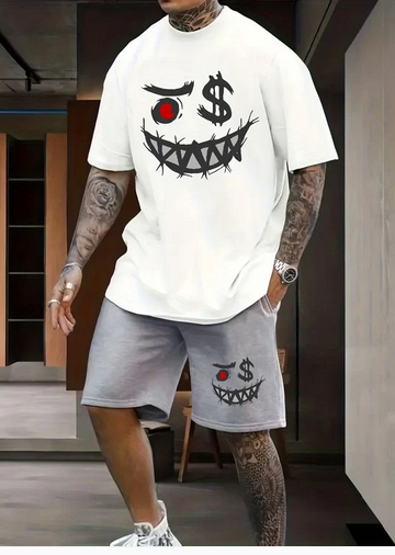 CONJUNTO OVERSIZE SMILE MONEY