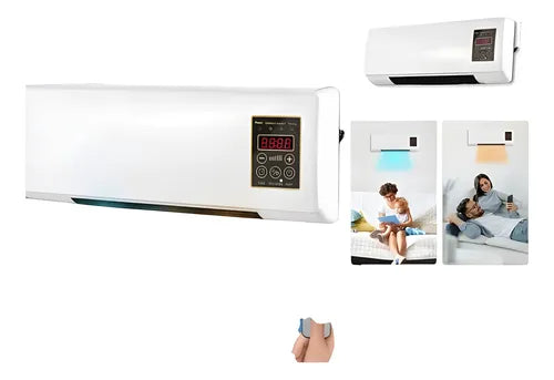 AIRE ACONDICIONADO FRÍO CALOR 2 EN 1 DE PARED CON CONTROL REMOTO