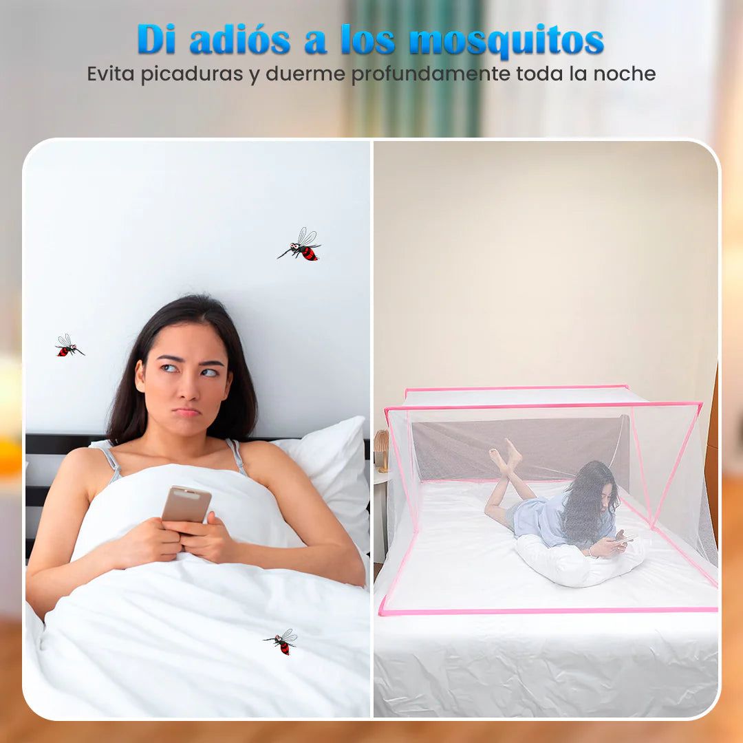 TOLDILLO MOSQUITERO PLEGABLE – PROTECCIÓN TOTAL CONTRA MOSQUITOS