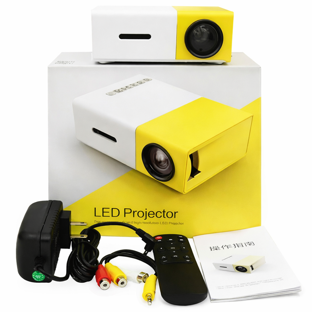 MINI PROYECTOR YG-300 PORTÁTIL LED PARA ENTRETENIMIENTO EN CASA