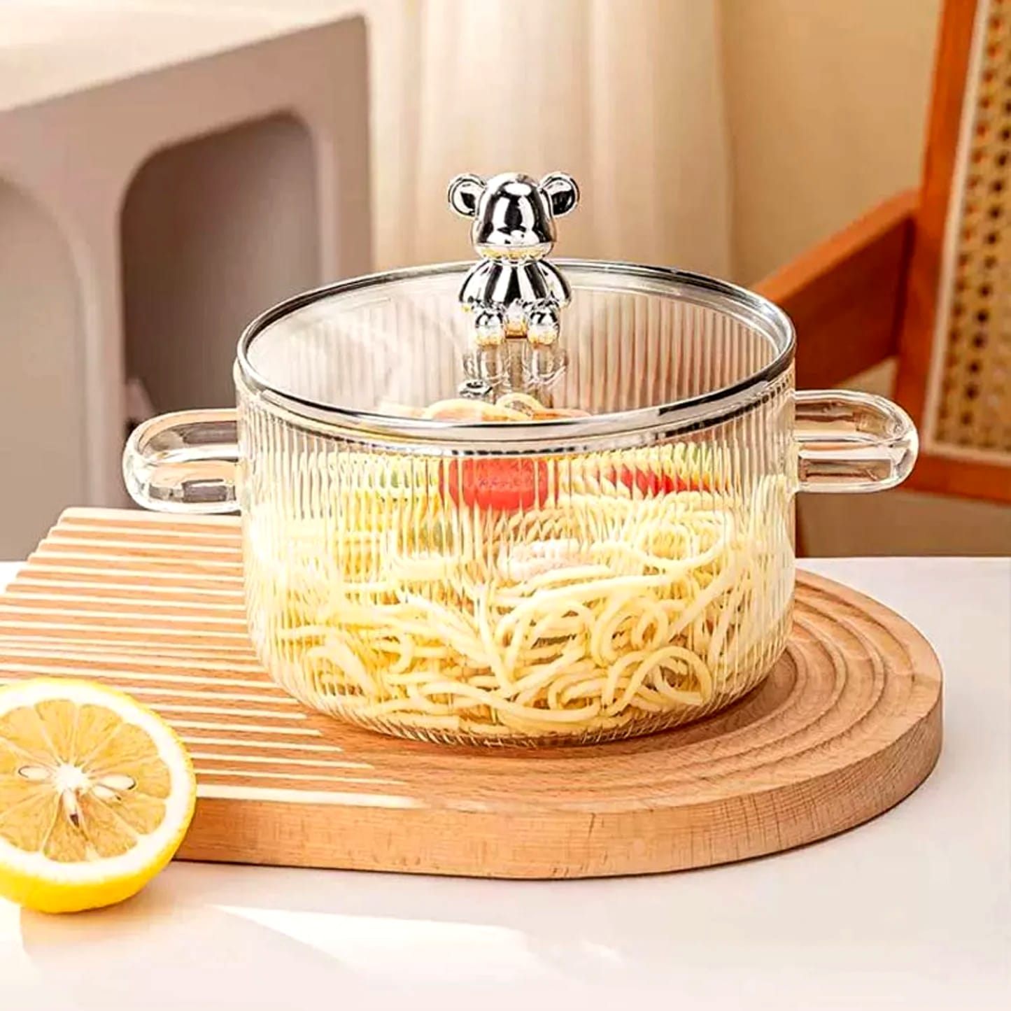 OLLA DE VIDRIO MODELO OSO