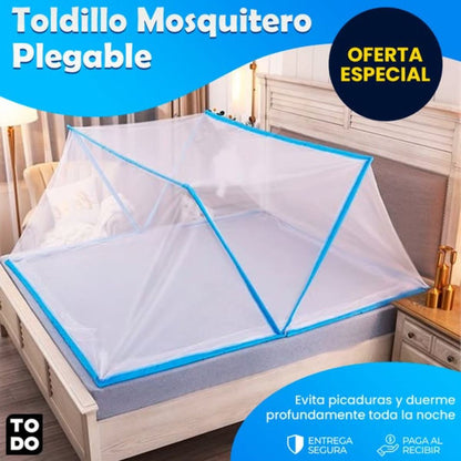 TOLDILLO MOSQUITERO PLEGABLE – PROTECCIÓN TOTAL CONTRA MOSQUITOS