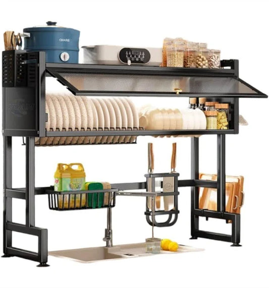 ESCURRIDOR DE PLATOS CON ALMACENAMIENTO